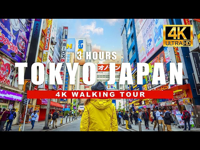 🇯🇵 TOKYO WALKING TOUR - WALK THE STREETS OF JAPAN DAY & NIGHT | 4K HDR - 60fps