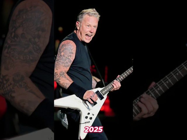 METALLICA MEMBERS THEN AND NOW #rocknroll #metallica #metallicafamily #jameshetfield #larsulrich