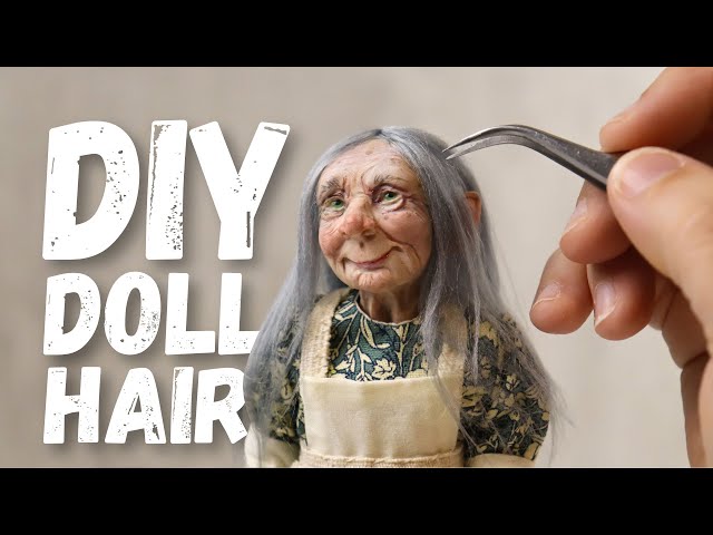 The 6-Minute Hair Hack for Polymer Clay Art Doll Creators