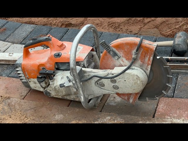 Stihl TS 400 Cut Off Saw Startup & Demo