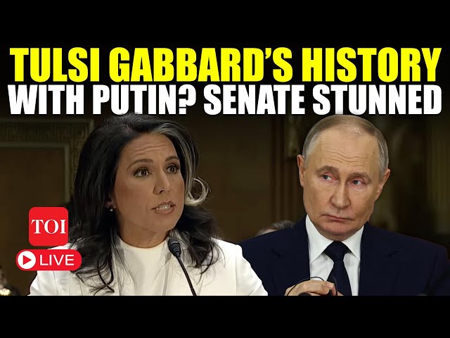 US Senate LIVE | Trump’s Top Spy Pick Tulsi Gabbard Faces Fire Over Russia, Syria Positions | Watch