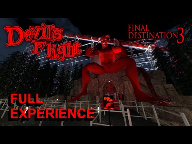 360 VIDEO | VR | Final Destination 3 Roller Coaster POV - Devil's Flight --- 4K | 60fps | 3D