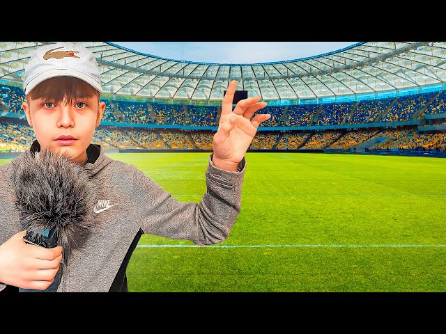 ASMR IN A FOOTBALL STADIUM