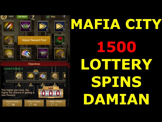 1500 Lottery Spins - Damian