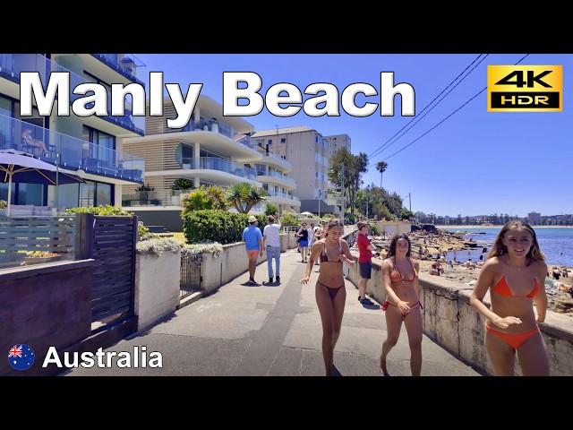 Manly Beach, Sydney - 4K Walking Tour | Australia 🇦🇺 December 2024 | 4K HDR