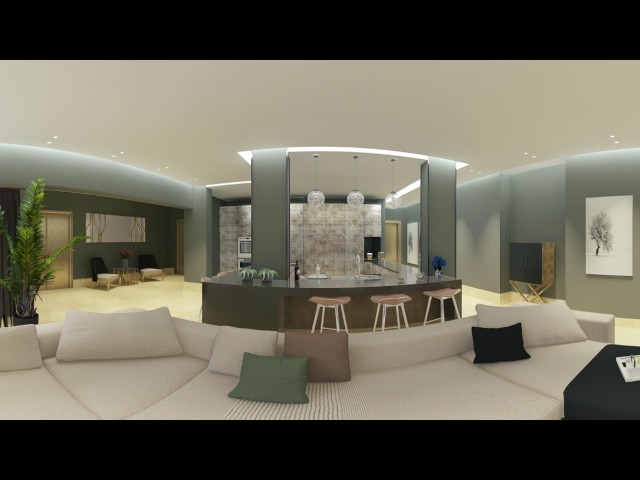 Modern Villa in Sudan- Living Room