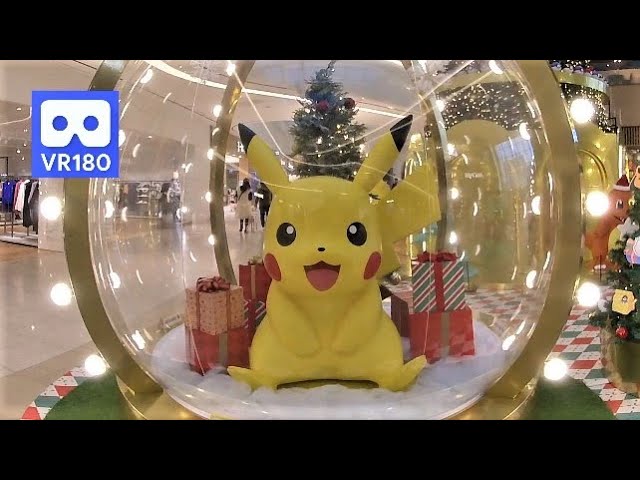 3D 180VR 4K Let meet Cute Pikachu in Pokemon World