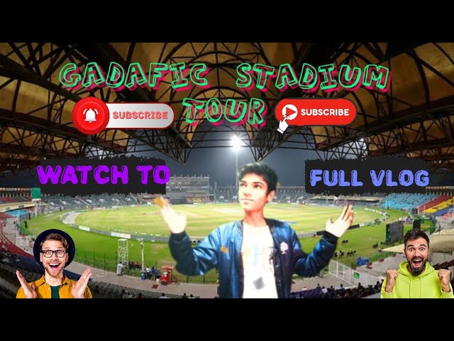 Gaddafi Stadium 🏟️ || Renovation Full 🌝 || prove To Mohsin Naqvi Saab || Suhaib Daily Journey