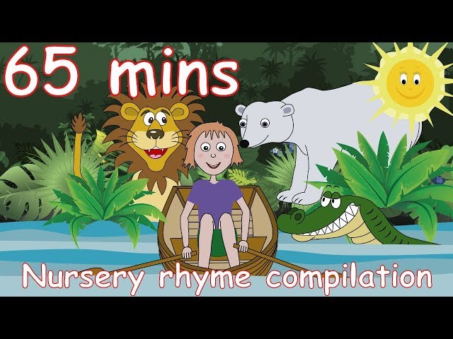 Row Row Row Your Boat! And lots more Nursery Rhymes! 65 minutes!