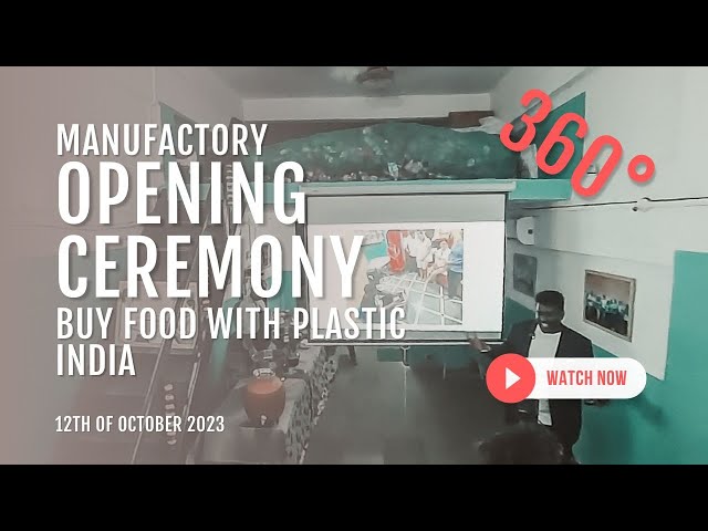 Opening Ceremony of our Re- & Upcycling Manufactory in India  (360° Video)