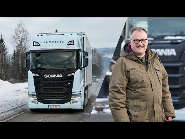 Driving an electric truck 550 km in freezing cold