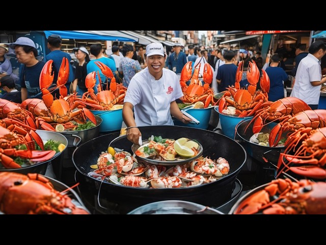 Delicious Lobster Seafood And Street Food Dishes In Southeast Asia Best Street Foods Collection 2025