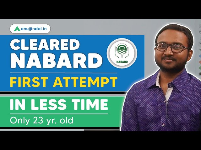 NABARD Grade A Topper Strategy | Cleared NABARD Grade A exam in First Attempt