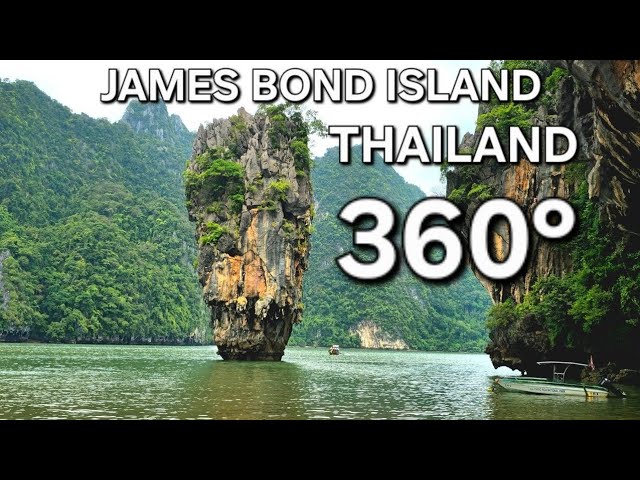 James Bond Island , Thailand  - 360° 4K Beach Walk