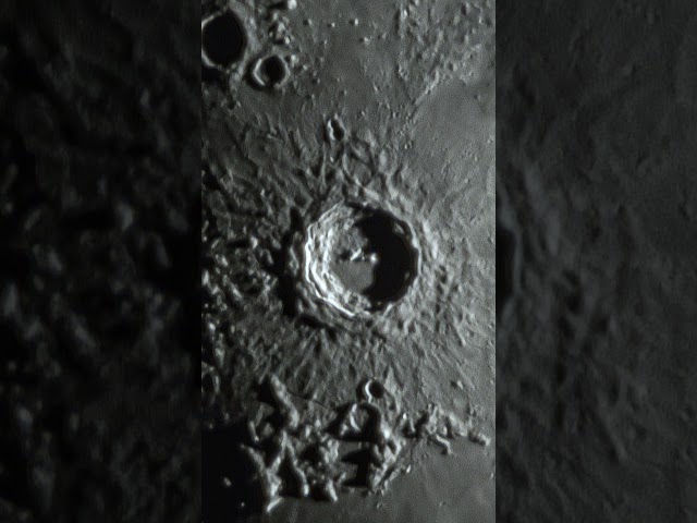 Zooming into the Copernicus crater on the Moon