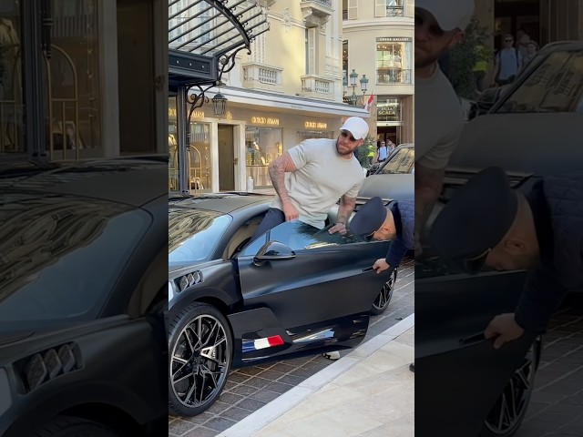 GMK driving The Bugatti Divo 10.000.000€ 😱😍 #monaco #gmk #bugattidivo #billionaire #supercars