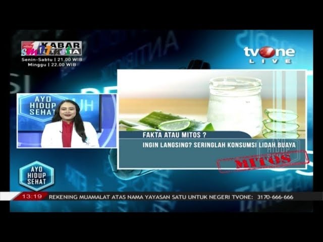 AYO HIDUP SEHAT : FAKTA dan MITOS LIDAH BUAYA BAGI KESEHATAN