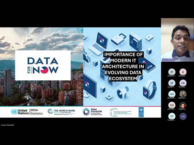 Session 3: Data for Now Inspiration Workshop – Importance of modern IT architecture