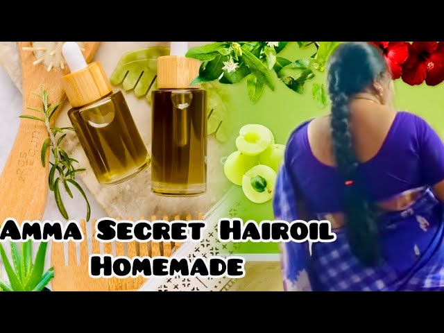 Homemade Natural Hairoil For Hairloss/Thick Blackhair #Tasty రేగువడియాలు Recipe #teluguvlogs