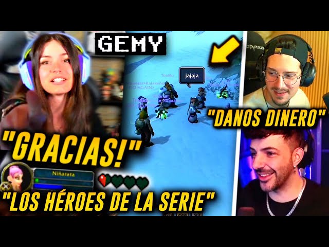 NEXXUZ y su TEAM se convierten en HÉROES al SALVAR a GEMY en el EVENTO de WOW de XOKAS (GO AGAIN) 😎