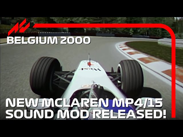 New McLaren MP4/15 Sound Mod! | Mika Hakkinen's Pole Lap | 2000 Belgian Grand Prix | #assettocorsa