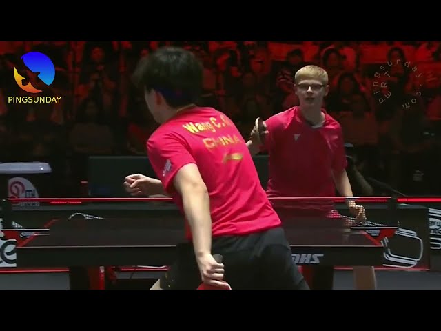 Wang Chuqin vs Felix Lebrun | Who is stronger ? Singapore Smash 2024