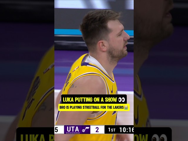 Luka wants to show Lakers fans his bag😭