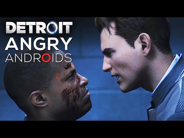 Angry Android Moments (Angry/Rude/Cold Choices Compilation) - DETROIT BECOME HUMAN