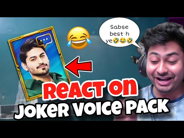 DYNAMO GAMING REACT ON Jokerkihaveli VOICE PACK😂🤣