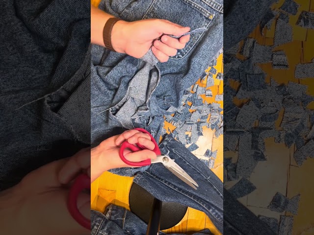 More Lee jeans cutting ripping and my opinion on a few Netflix shows…Asmr