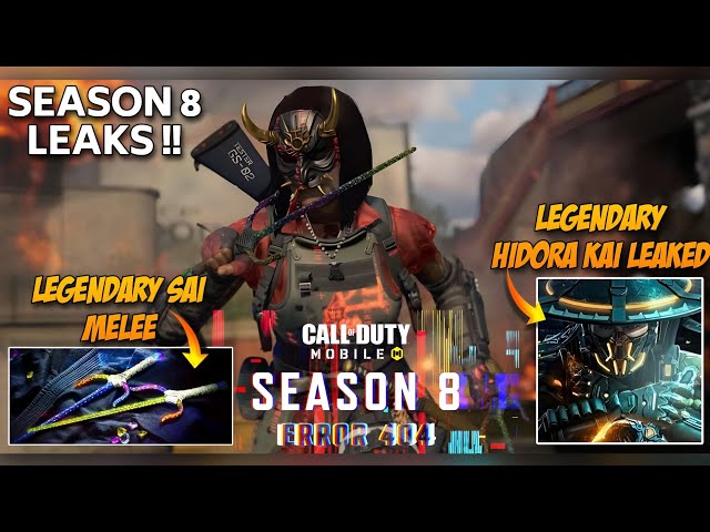 Legendary Hidora Kai Leaked | Season 8 Leaks & Teasers | COD Mobile