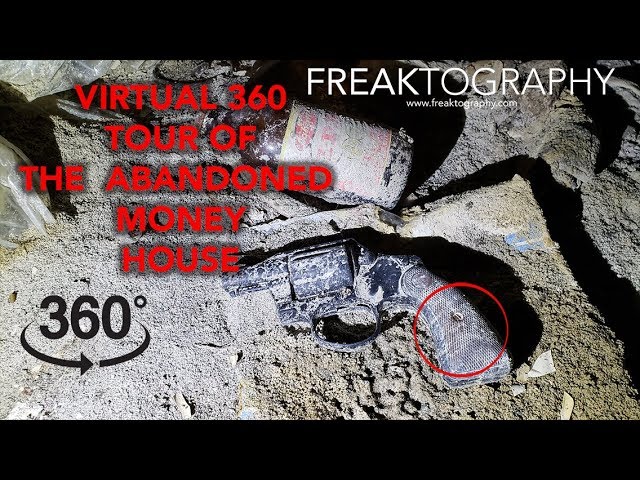 360 Interactive Video in the Abandoned Money House | urban exploring with freaktography | VR urbex