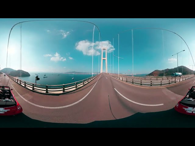 [VR] Insta360 One RS 1"360 Edition with Leica Quality Test at Daytime (이순신 대교)