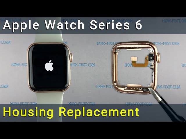 Apple Watch Series 6 Complete Disassembly for Main Housing Replacement