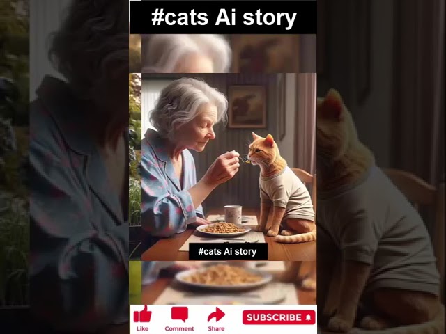 sad ai cat stories #shorts #viralshorts #youtubeshorts #cats #funny #viral #tiktok #trendingshorts