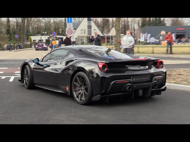 Ferrari 488 Pista - Powerslide, Acceleration, Exhaust Sounds!