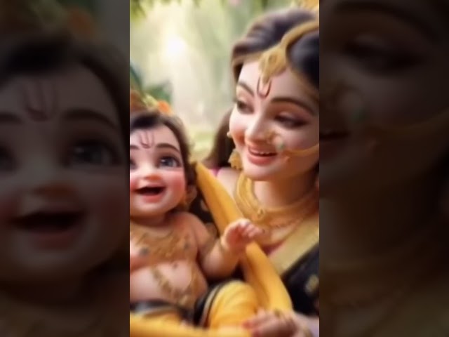 Bal 🙏 cute 🌹 Krishna #balgopal #ladugopal #cutekrishna #littlekrishna #shortvideo #yt