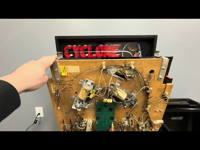 Williams Cyclone Pinball Machine Rebuild 1