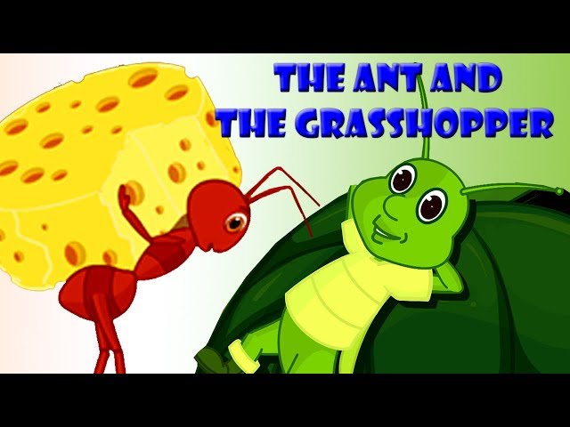 The Ant And The Grasshopper | English Moral Story For Kids | Animated Stories With English Subtitles