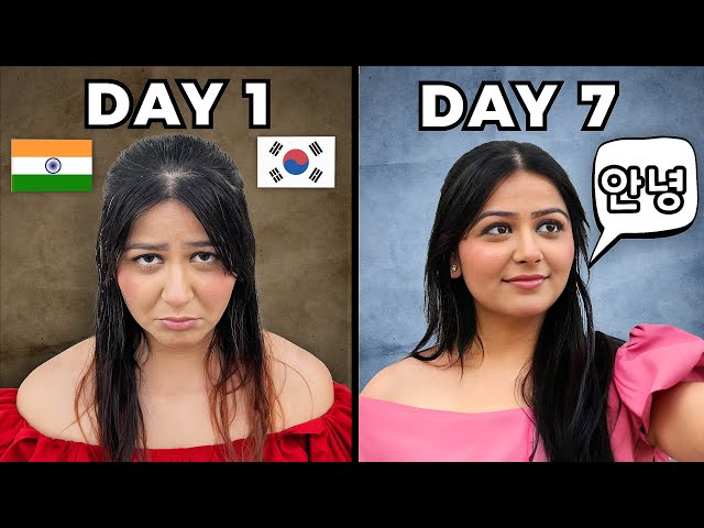 Indian Girl learns Korean Language in 7 Days | My Experience