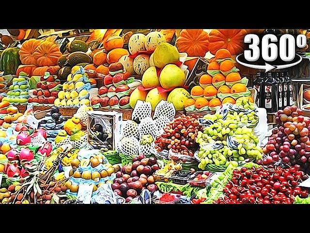 CANDY AND CHEESE SHOP TOUR IN VR - Mercadão de São Paulo