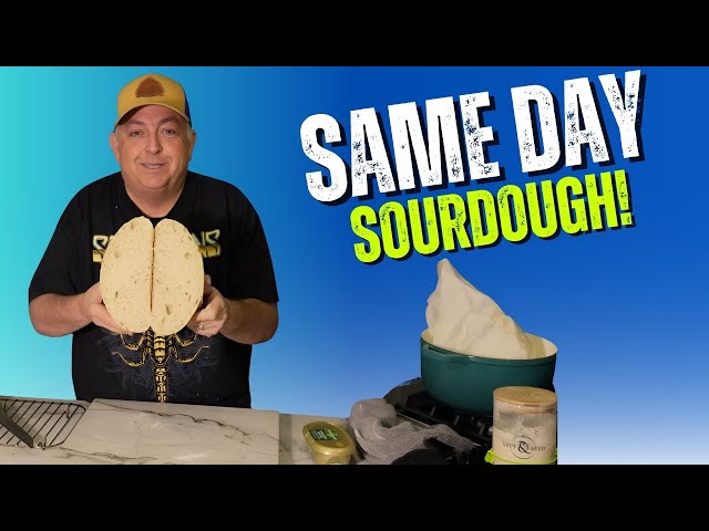 Same Day Sourdough Bread Recipe | Quick & Easy Homemade Bread Guide!