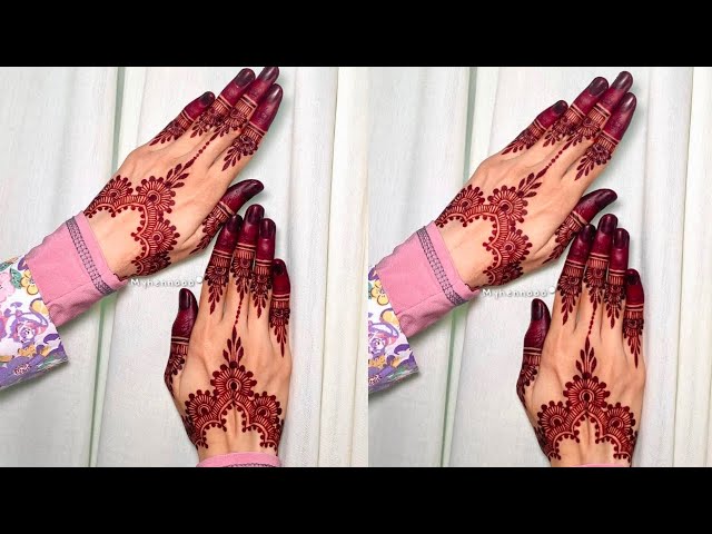 New Velentine Day❤️ special Mehndi Design | Simple Easy Back Hand Mehndi Design| Mehndi Design