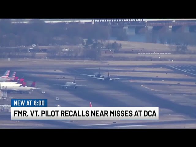 Retired Vermont pilot recalls near-misses at DCA airport