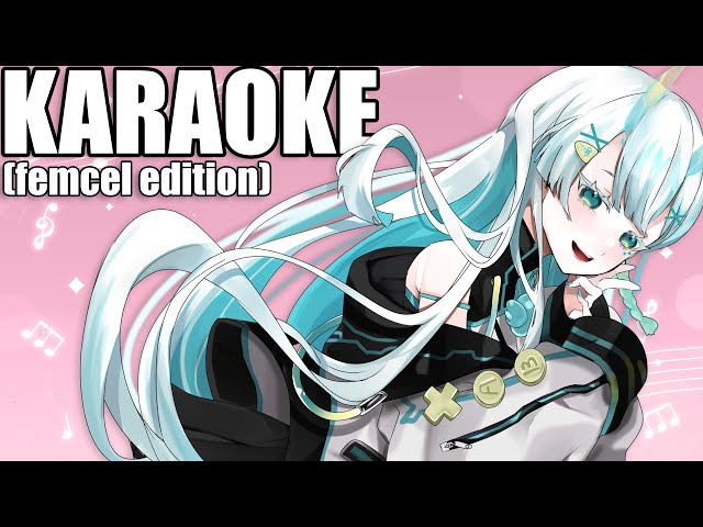 【KARAOKE】SINGING FEMCEL SONGS #shorts 【VyVid | Eva Ananova 】