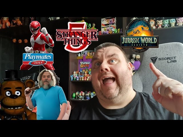 Toys I'm Excited About 2025 - FNAF, Power Rangers, Stranger Things, Marvel & More!!!