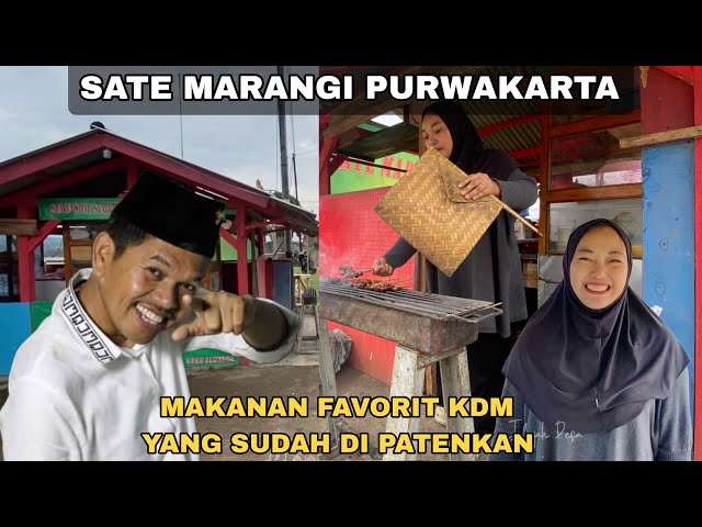 SATE MARANGI MAKANAN YANG LANGSUNG DI PROMOSIKAN KANG DEDI MULYADI