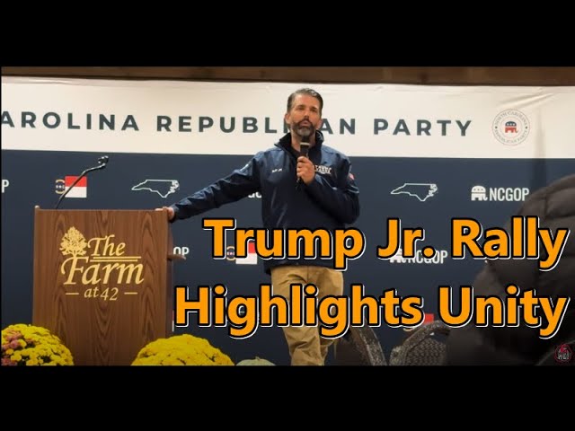 Donald Trump Jr. Rallies Conservatives: Stand Strong Against Liberal Policies and Win Big!