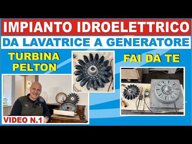 TURBINA IDROELETTRICA PELTON #faidate