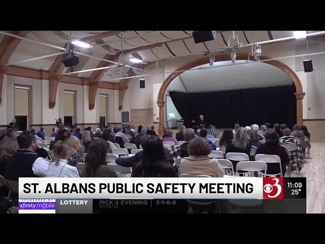 St. Albans community searches for solutions in public safety meeting